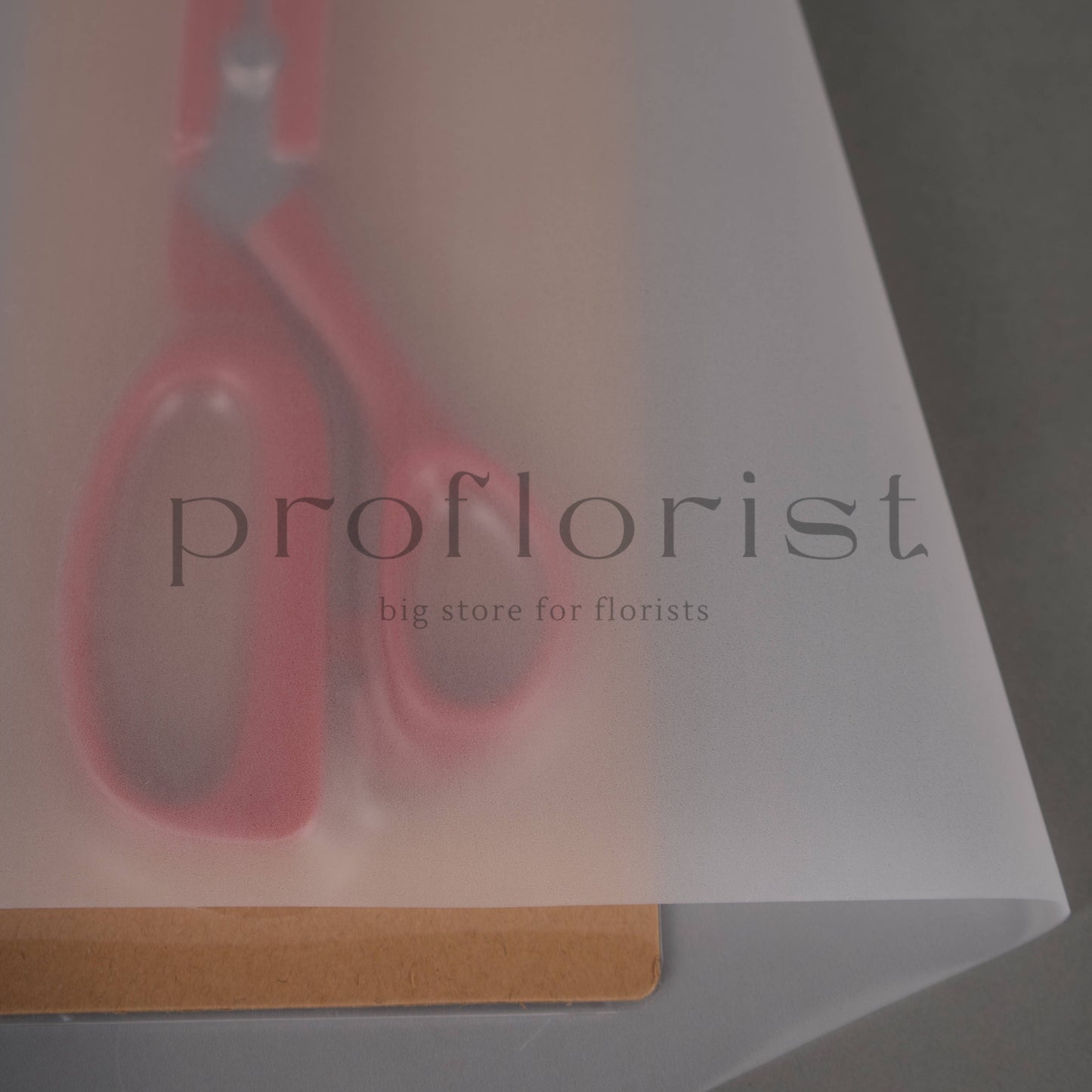 Ekologiczna folia kwiatowa Frosted - rolka 50 cm x 10 m