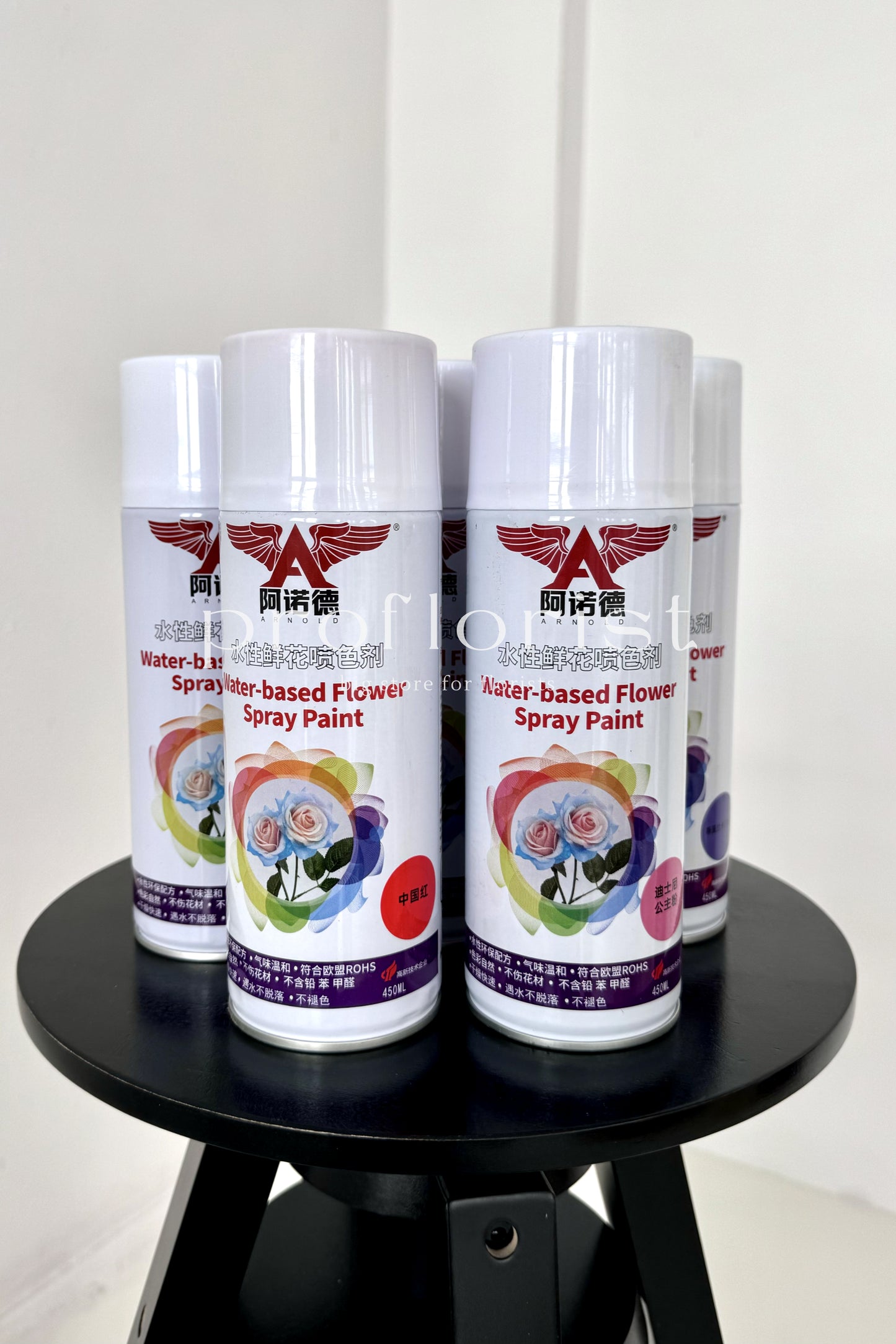 Farba spray do kwiatów na bazie wody 450ml