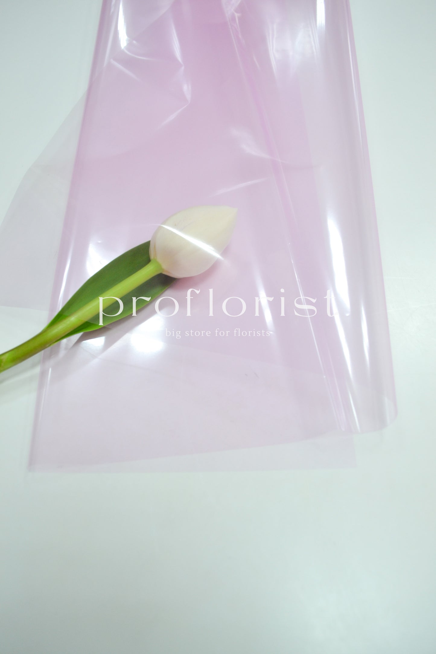 Folia ozdobna florystyczna kolorowa cienka wodoodporna do opakowania bukietów w arkuszach, 20 szt, premium jakość, kolor jednolity lilowy | Proflorist