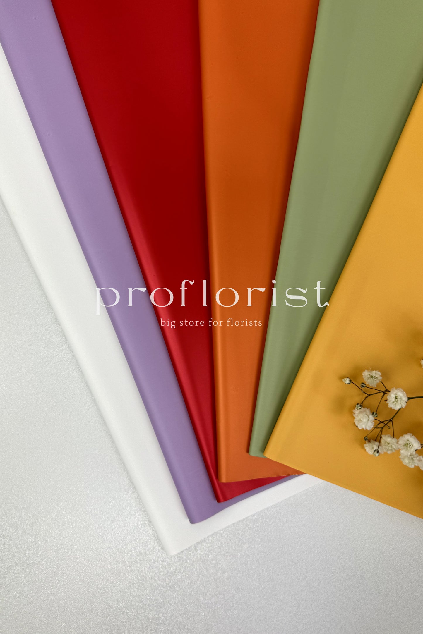 Folia satynowa premium w arkuszach 58x58 cm, 20 szt/opak