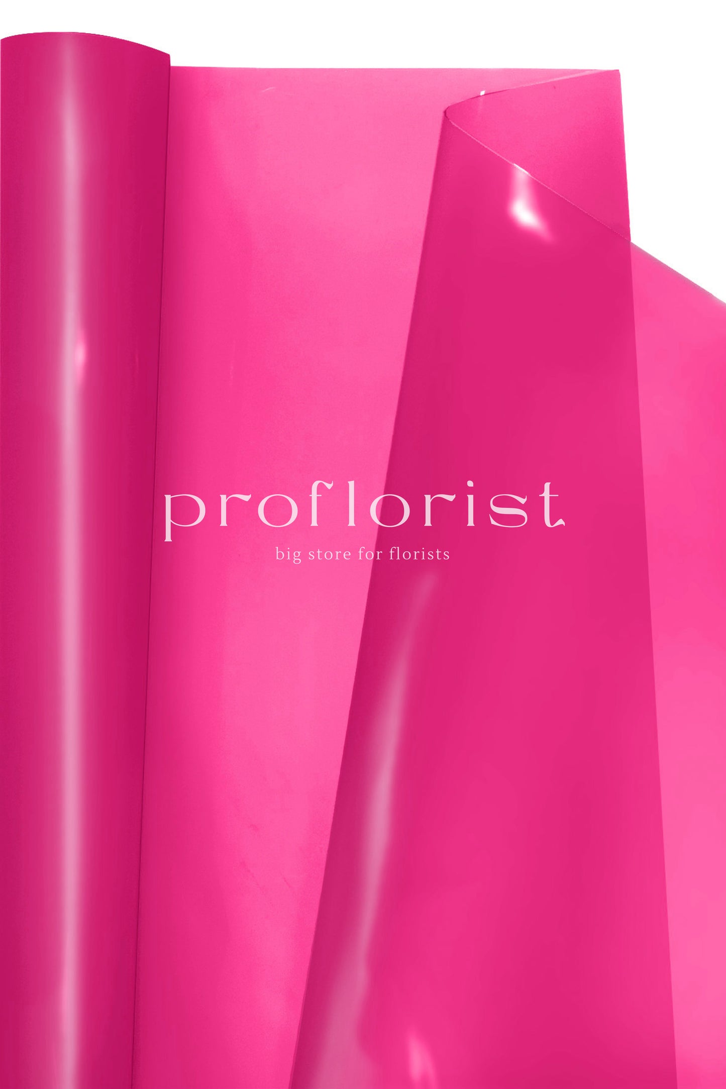 Fuchsia folia rolka matowa florystyczna szeroka do bukietów 79 cm x 40 m