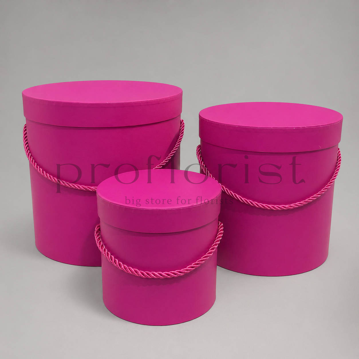 Flower Box KOMPLET 3 sztuki 20 / 18 / 12,7 - Pudełka florystyczne