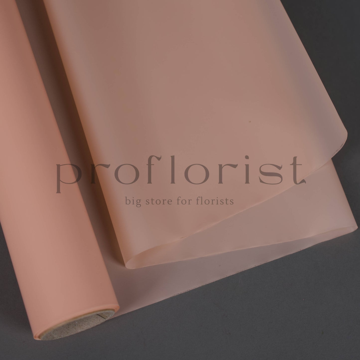 Ekologiczna folia kwiatowa Frosted - rolka 50 cm x 10 m