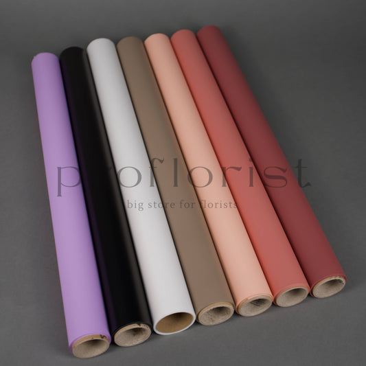 Ekologiczna folia kwiatowa Frosted - rolka 50 cm x 10 m