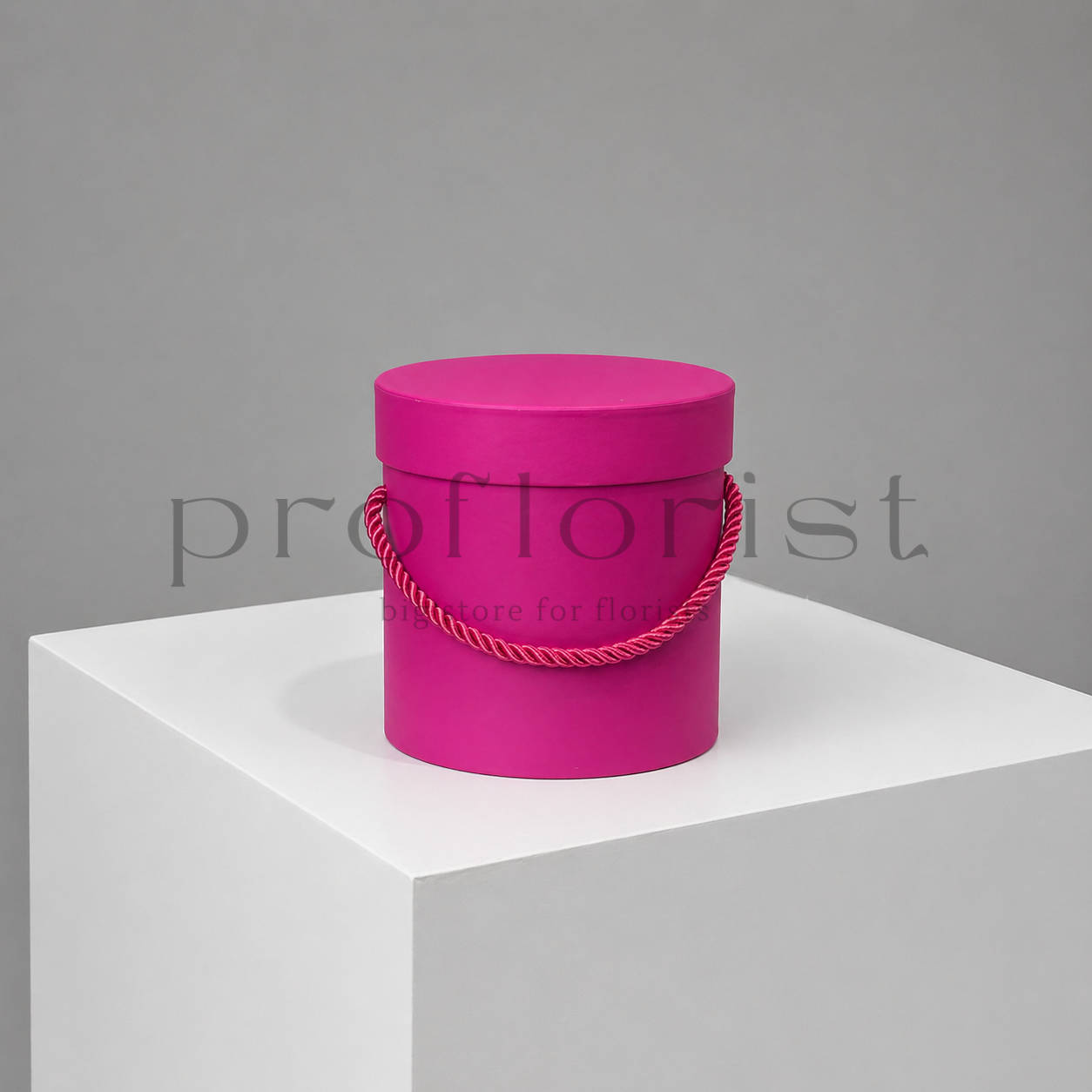 Pudełko Flower Box Okrągły 12,7×12,7 cm – RÓŻNE KOLORY