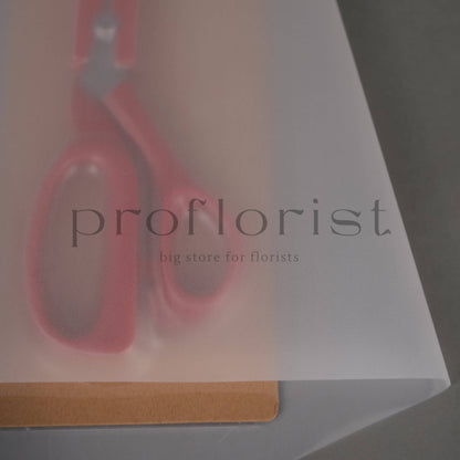 Ekologiczna folia kwiatowa Frosted - rolka 50 cm x 10 m