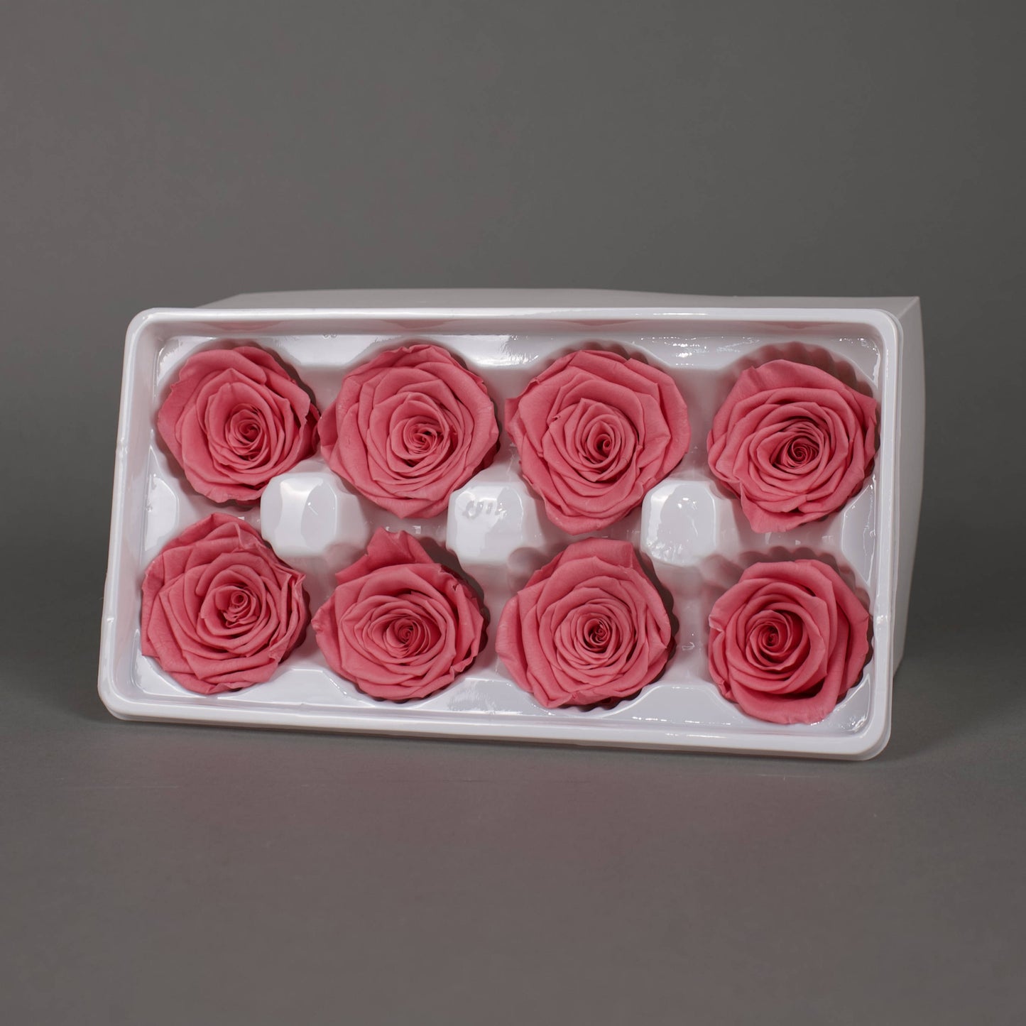 Wieczna róża w różowym kolorze - opakowanie 8 szt