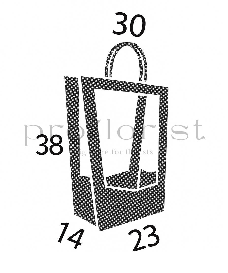 Torba florystyczna Médaillon Medium – idealna do kwiatowych kompozycji i roślin