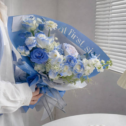 Folia satynowa premium FALL IN LOVE w arkuszach 58×58 cm – 20 szt.