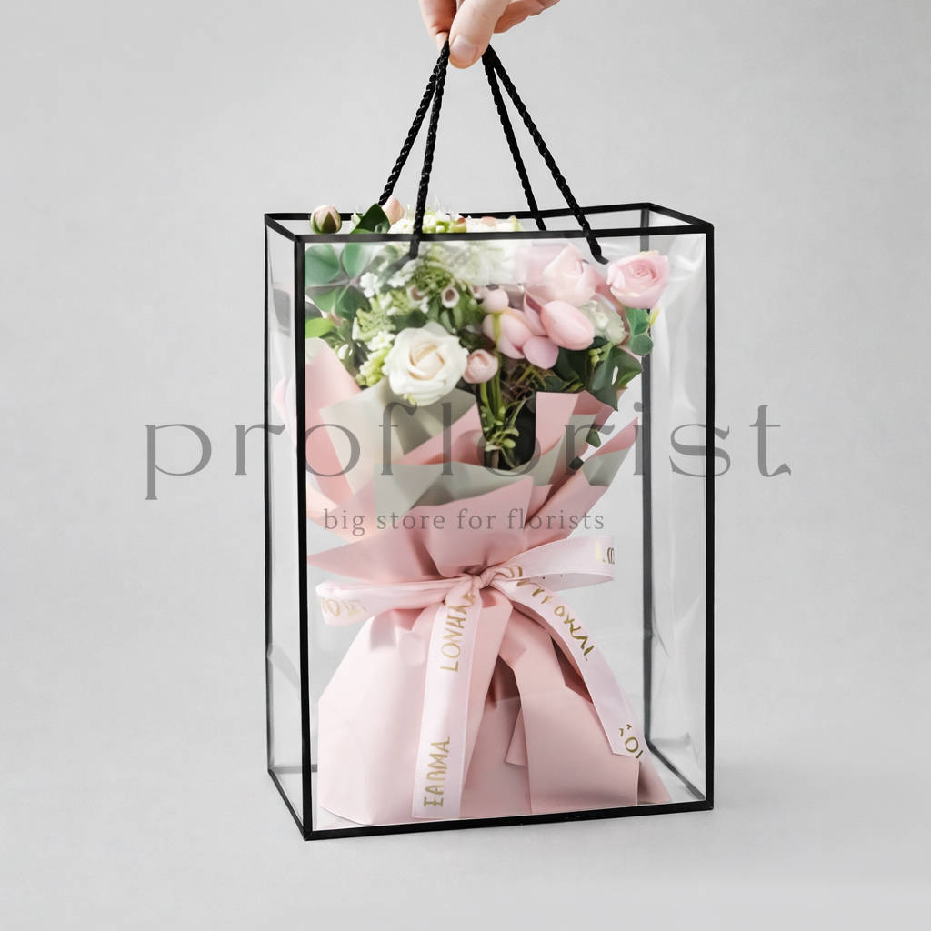 elegancka torba prezentowa dla kwiaciarni