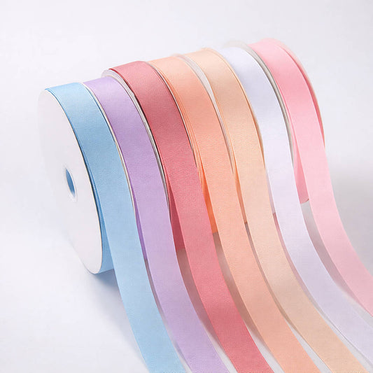 wstążka rypsowa 2,5 cm pastelowa