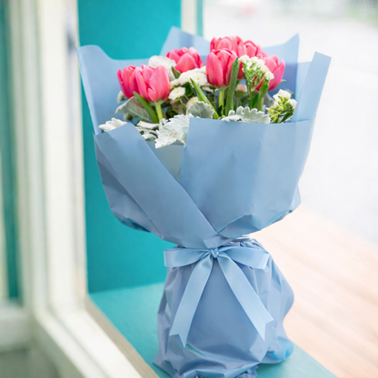 Folia florystyczna matowa w rolce 60cm × 20 metrów – wodoodporna, premium