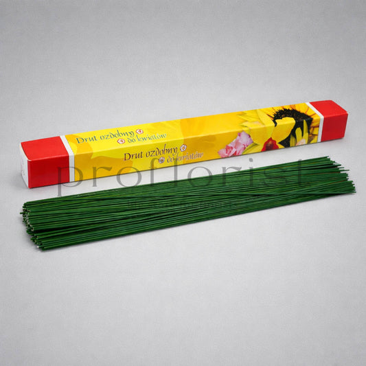 drut florystyczny zielony 1 kg 40 cm