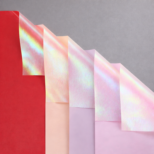 Folia florystyczna z brokatem premium 60×60 cm – arkusze 20 szt.