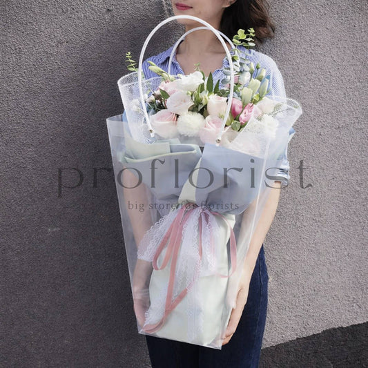 Torba do bukietów przezroczysta 47 cm x 34 cm x 19 cm