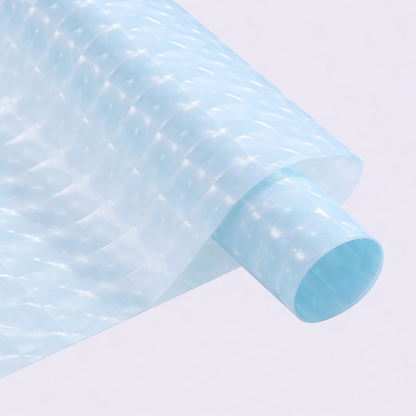 Folia strukturalna z efektem hologramu - rolka 50 cm x 6m