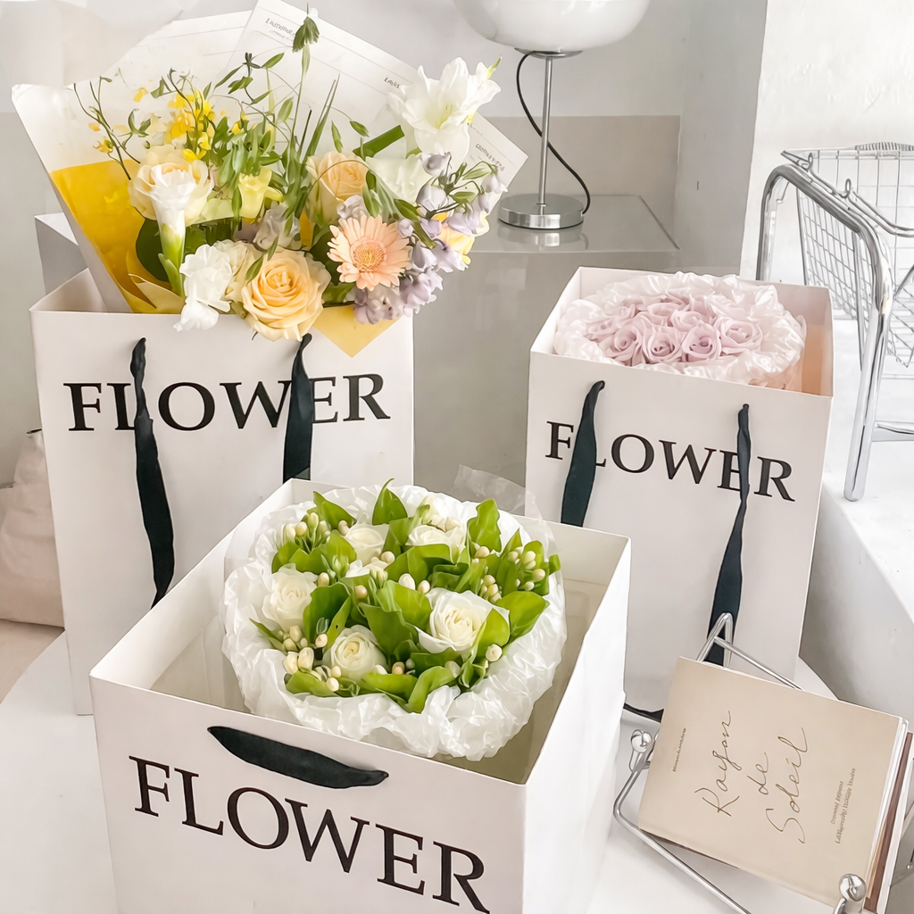 Torba papierowa FLOWER na bukiet kwiatów