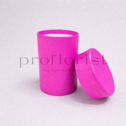 Mini Flower Box Okrągły z Wieczkiem 10,2×7,6 cm – Pudełko Florystyczne