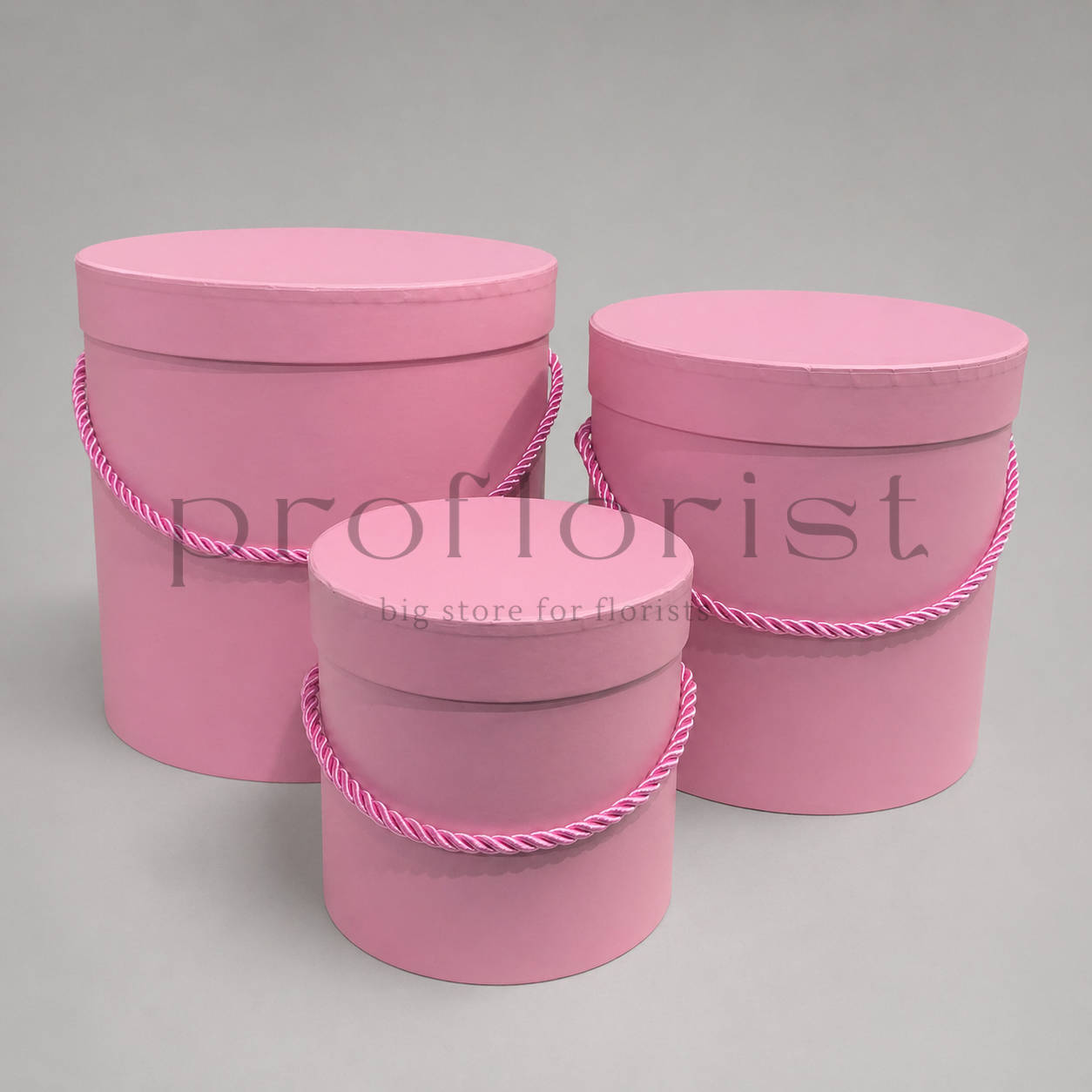 Flower Box KOMPLET 3 sztuki 20 / 18 / 12,7 - Pudełka florystyczne