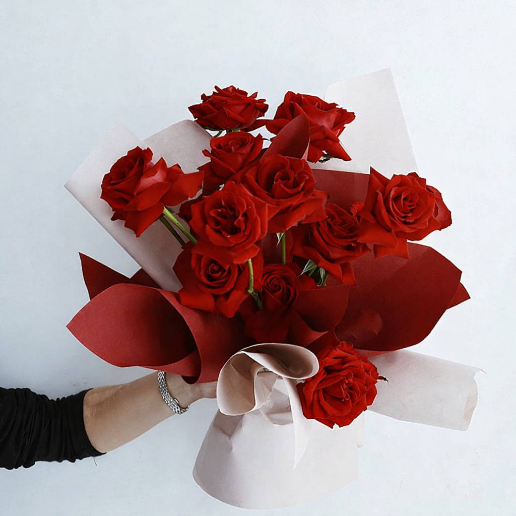 Mocny papier florystyczny w arkuszach 58×58 cm – 15 szt.