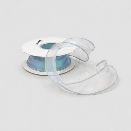 Wstążka z organzy chameleon szerokość  40mm 10Y