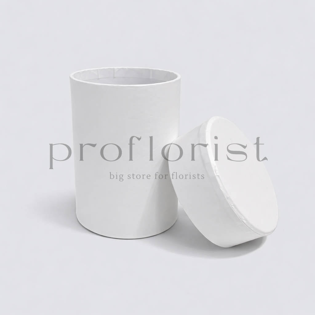 Mini Flower Box Okrągły z Wieczkiem 10,2×7,6 cm – Pudełko Florystyczne