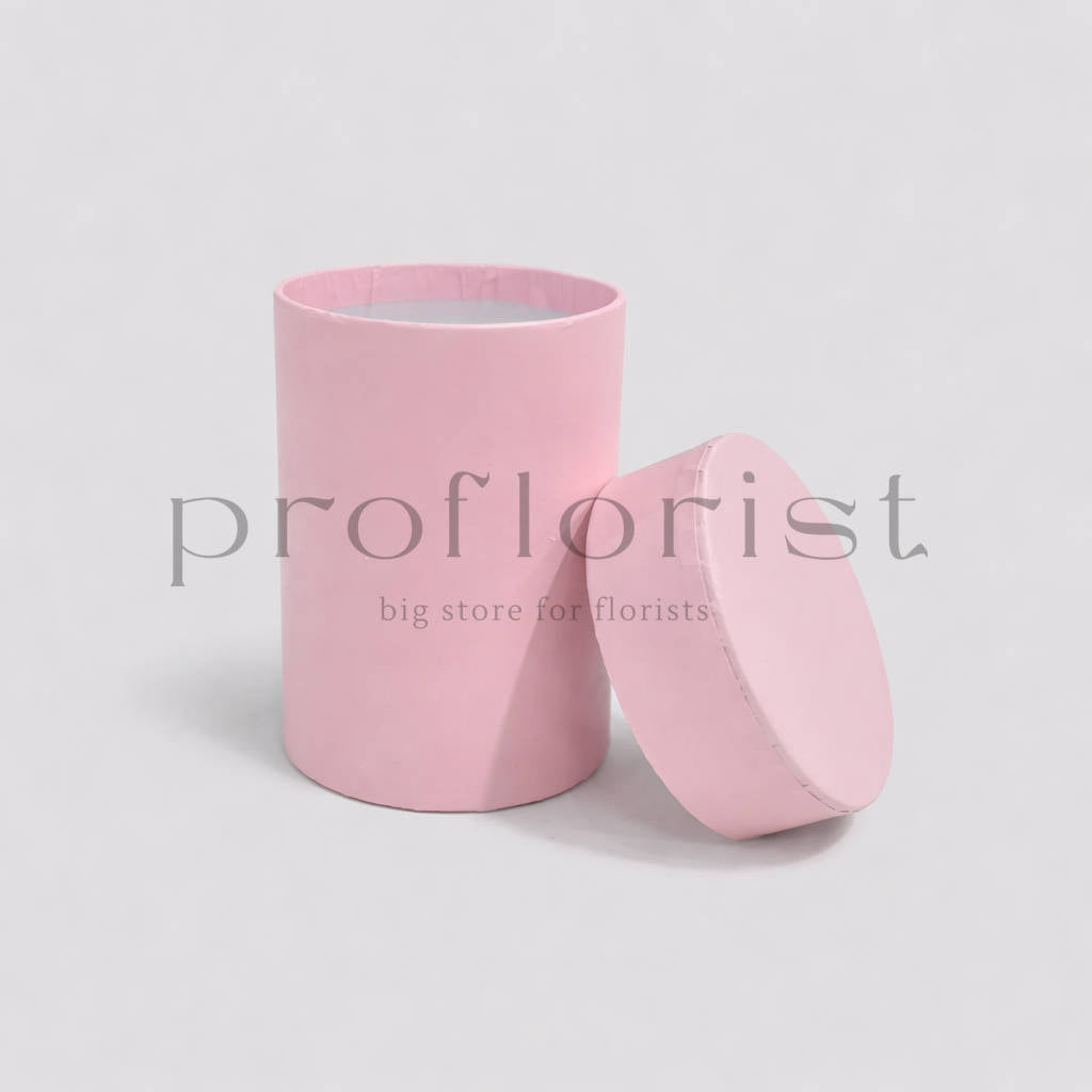 Mini Flower Box Okrągły z Wieczkiem 10,2×7,6 cm – Pudełko Florystyczne