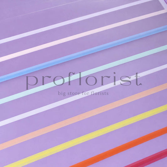 Folia OPP z kolorową krawędzią w arkuszach 58 × 58 cm – 20 szt.