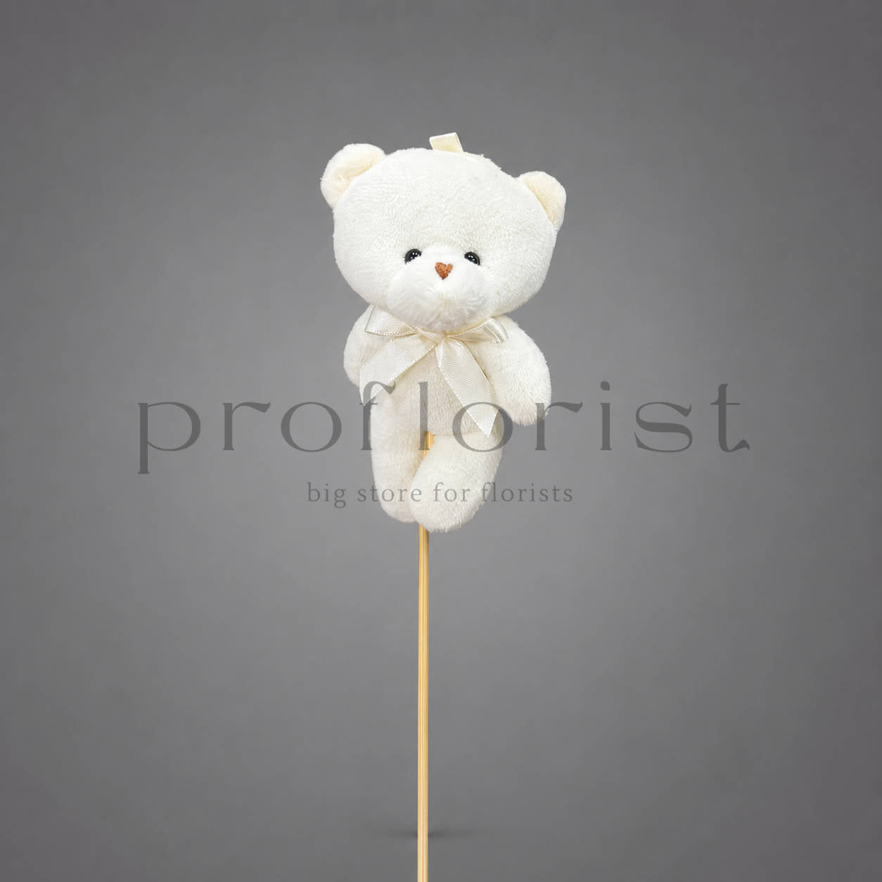 Miś na piku z gładkiego pluszu 34 cm