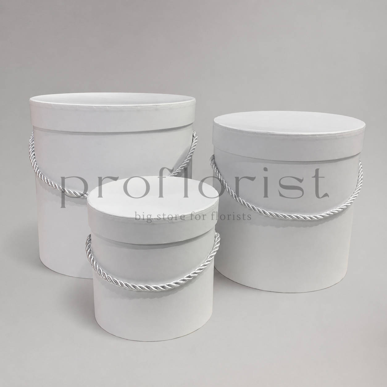 Flower Box KOMPLET 3 sztuki 20 / 18 / 12,7 - Pudełka florystyczne