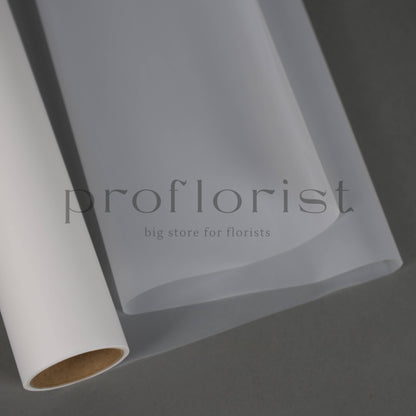 Ekologiczna folia kwiatowa Frosted - rolka 50 cm x 10 m