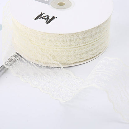 Wstążka koronkowa ozdobna - 4,5 cm × 50 yd