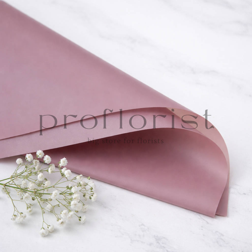 Folia florystyczna matowa premium 58×58 cm – 20 arkuszy