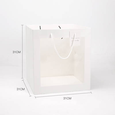 Torba prezentowa z okienkiem 31×31×31 cm