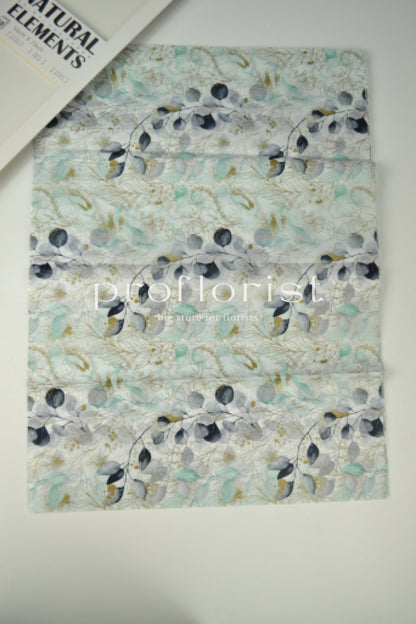 Ozdobny papier cienki we wzory w arkuszach 50x70 cm, 10 szt/opak