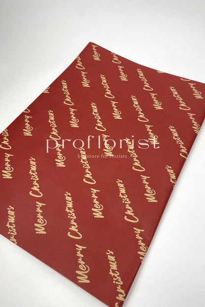 Papier ozdobny świąteczny do pakowania prezentów w arkuszach 70 × 50 cm — 20 szt./opak.