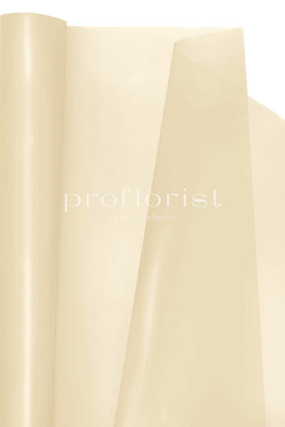 Ekologiczna folia florystyczna matowa BEIGE – rolka 79 cm × 40 m