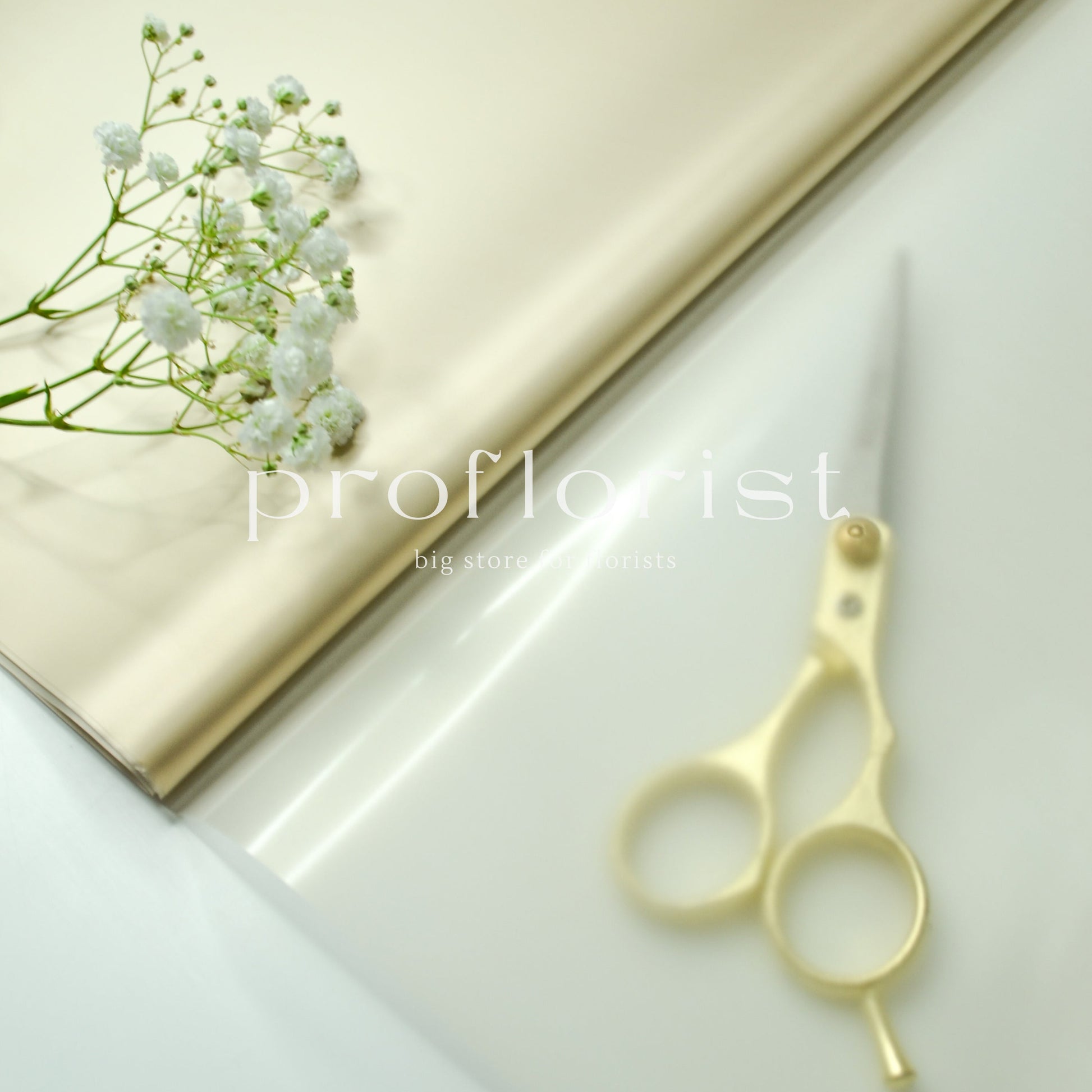 Folia ozdobna florystyczna matowa wodoodporna do opakowania bukietów w arkuszach, 20 szt, premium jakość, jednolity kolor bronzowy | Proflorist 