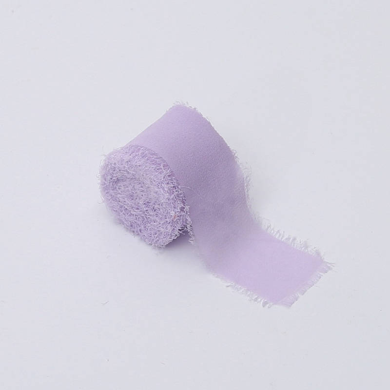 Wstążka szyfonowa rwana 4 cm × 5Y – lekka