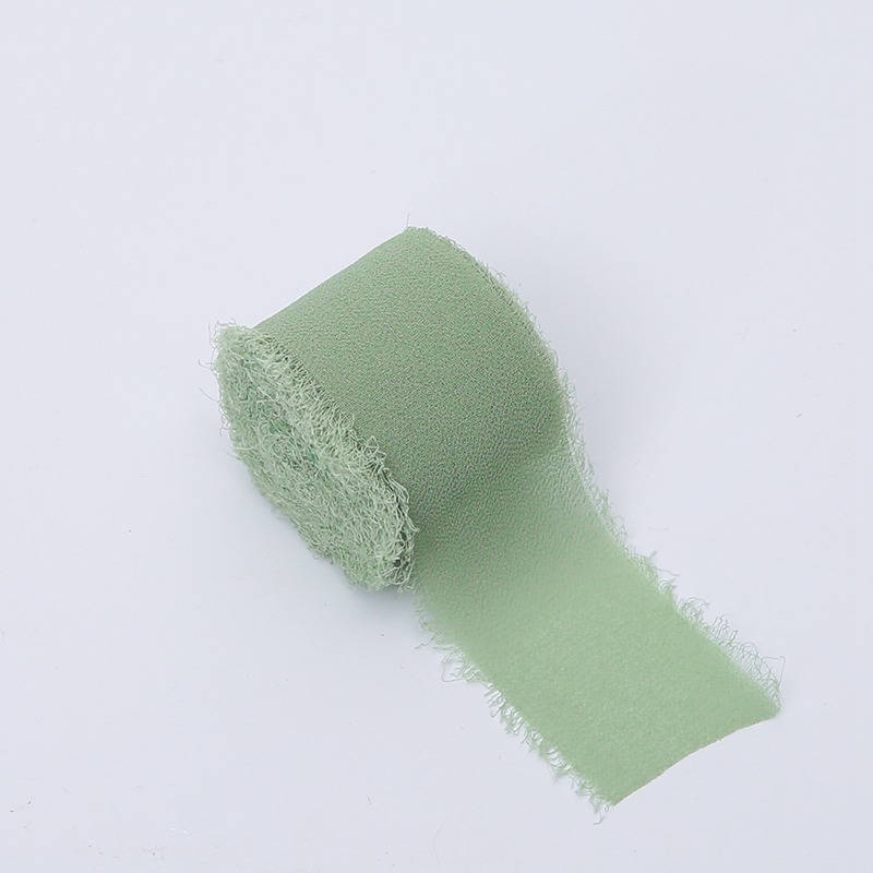 Wstążka szyfonowa rwana 4 cm × 5Y – lekka