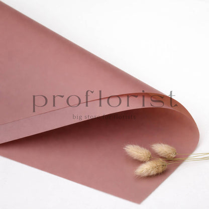 Folia florystyczna matowa premium 58×58 cm – 20 arkuszy