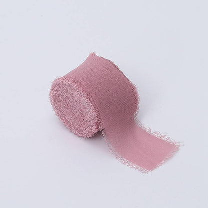 Wstążka szyfonowa rwana 4 cm × 5Y – lekka