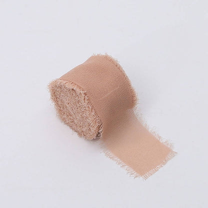 Wstążka szyfonowa rwana 4 cm × 5Y – lekka