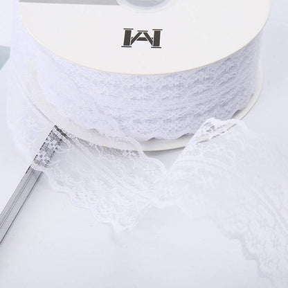 Wstążka koronkowa ozdobna - 4,5 cm × 50 yd