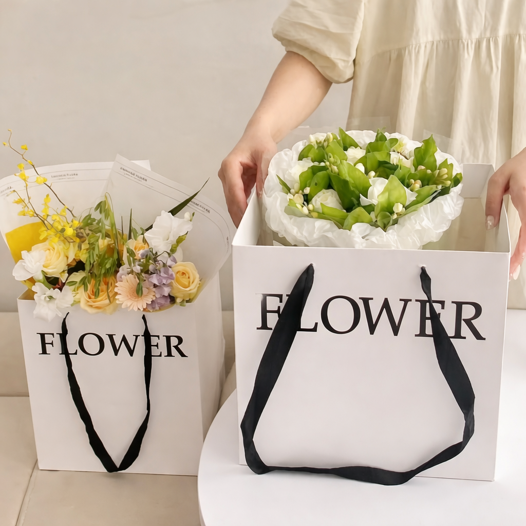 Torebka na flower box z papieru 250 g