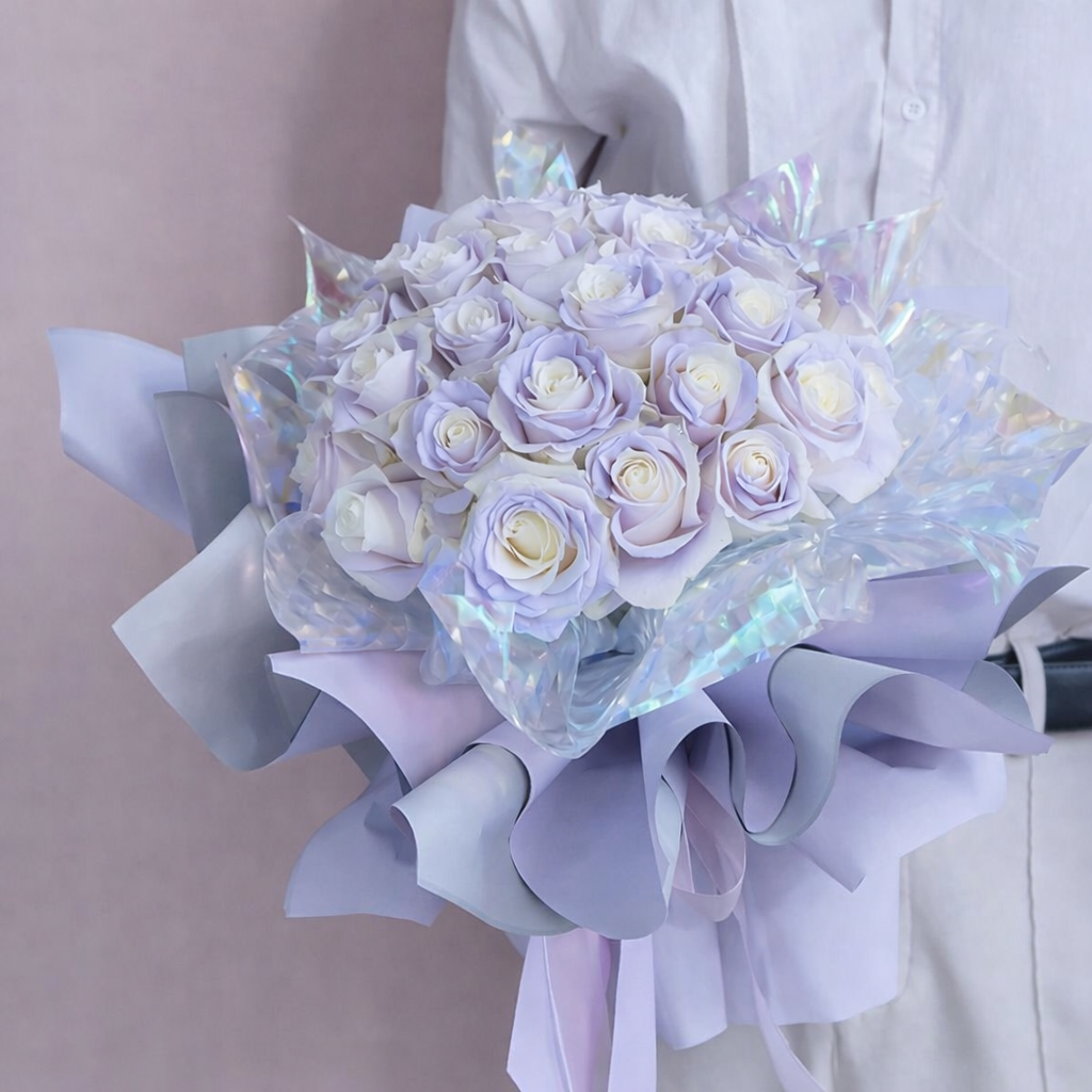 Strukturalna folia do pakowania kwiatów