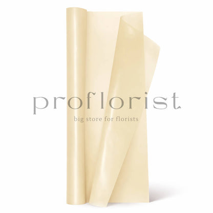 Ekologiczna folia florystyczna matowa BEIGE – rolka 79 cm × 40 m