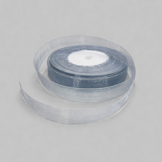 Wstążka z organzy z perłowym połyskiem szerokość  20mm 50Y