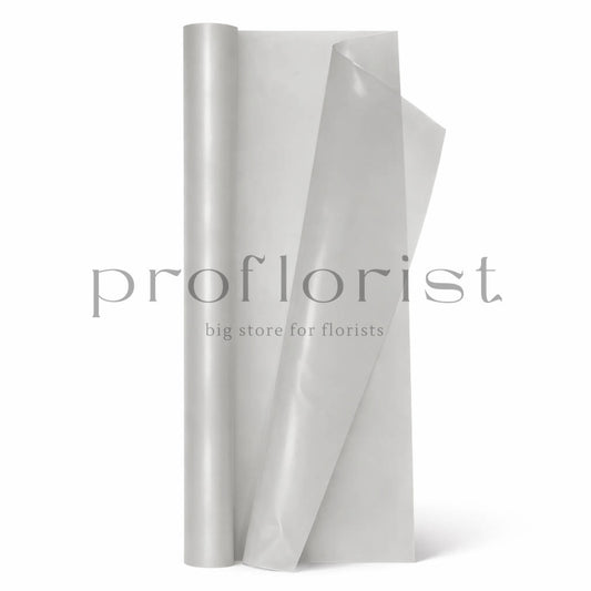 Ekologiczna folia florystyczna matowa GREY – rolka 79 cm × 40 m