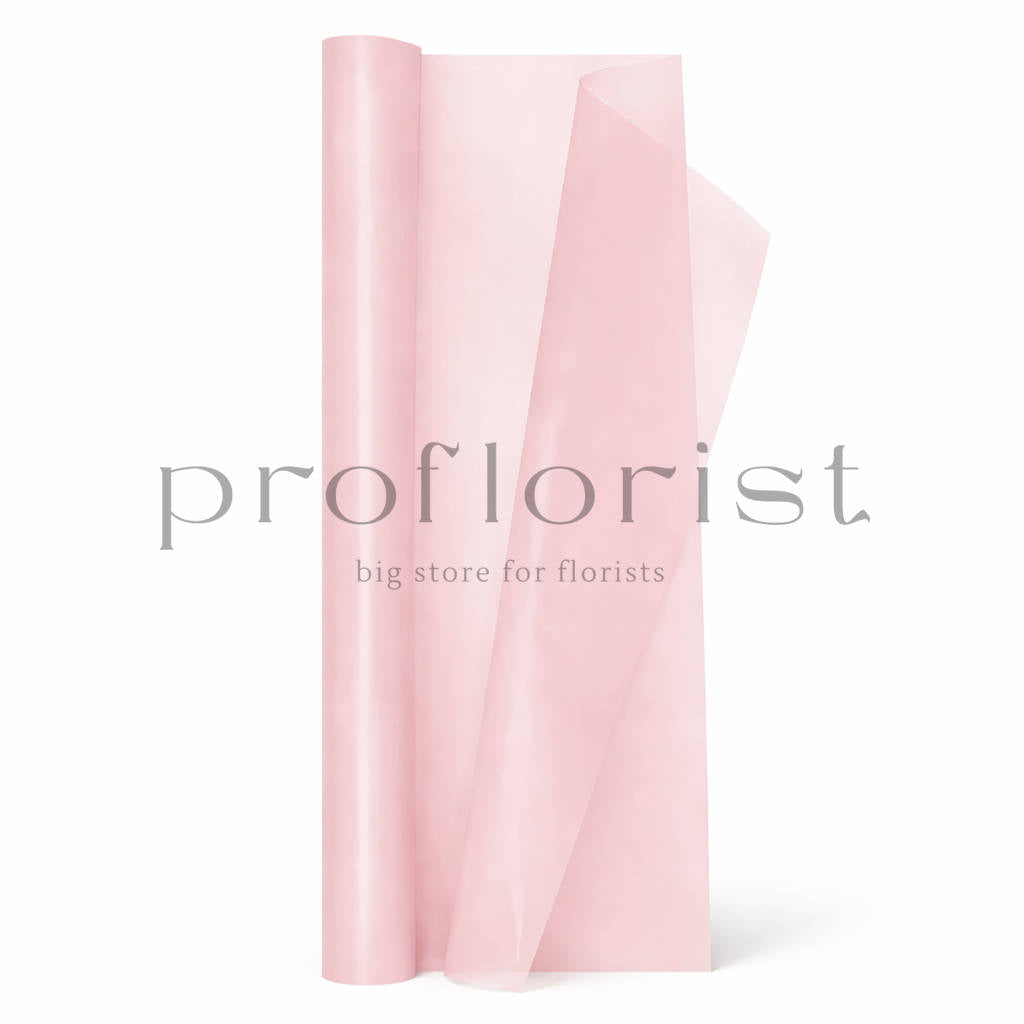 Ekologiczna folia florystyczna matowa PINK – rolka 79 cm × 40 m